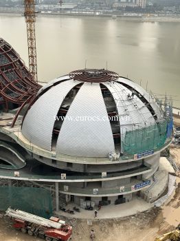 Mái kim cương DiamondZip – Vật liệu mới cho mái nhà dome